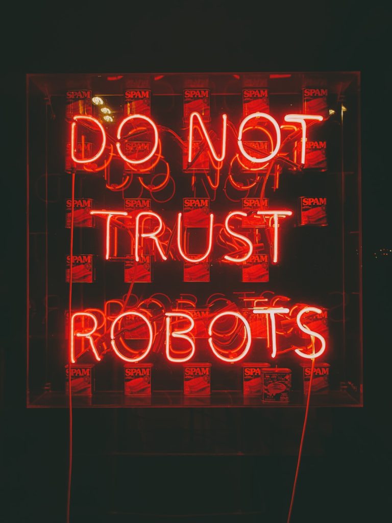 Trust bot. Happy Birthday неон. Робот слово красное. Trust no one обои на телефон.